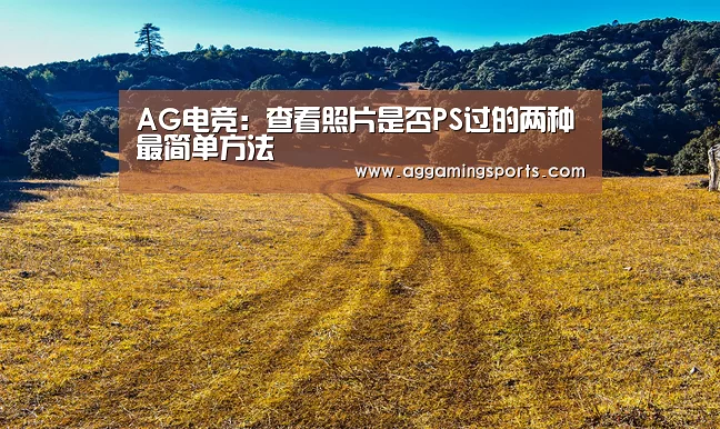 AG电竞:查看照片是否PS过的两种最简单方法(图1) AG升级